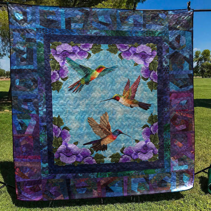 Hummingbird CLA06120345Q Art Quilt