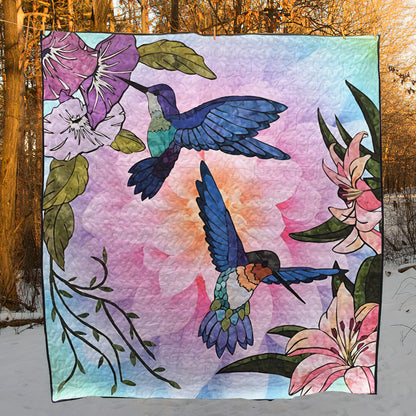 Hummingbird CLA1710389Q Quilt Blanket