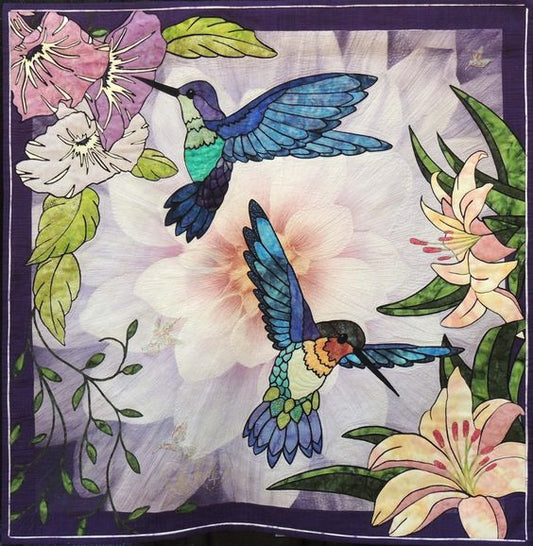 Hummingbird CLA0710510Q Quilt Blanket