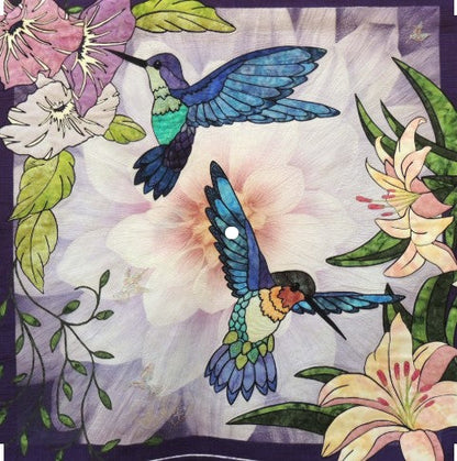 Hummingbird CLA1710389Q Quilt Blanket