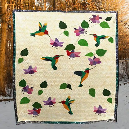 Hummingbird CLA1710392Q Art Quilt