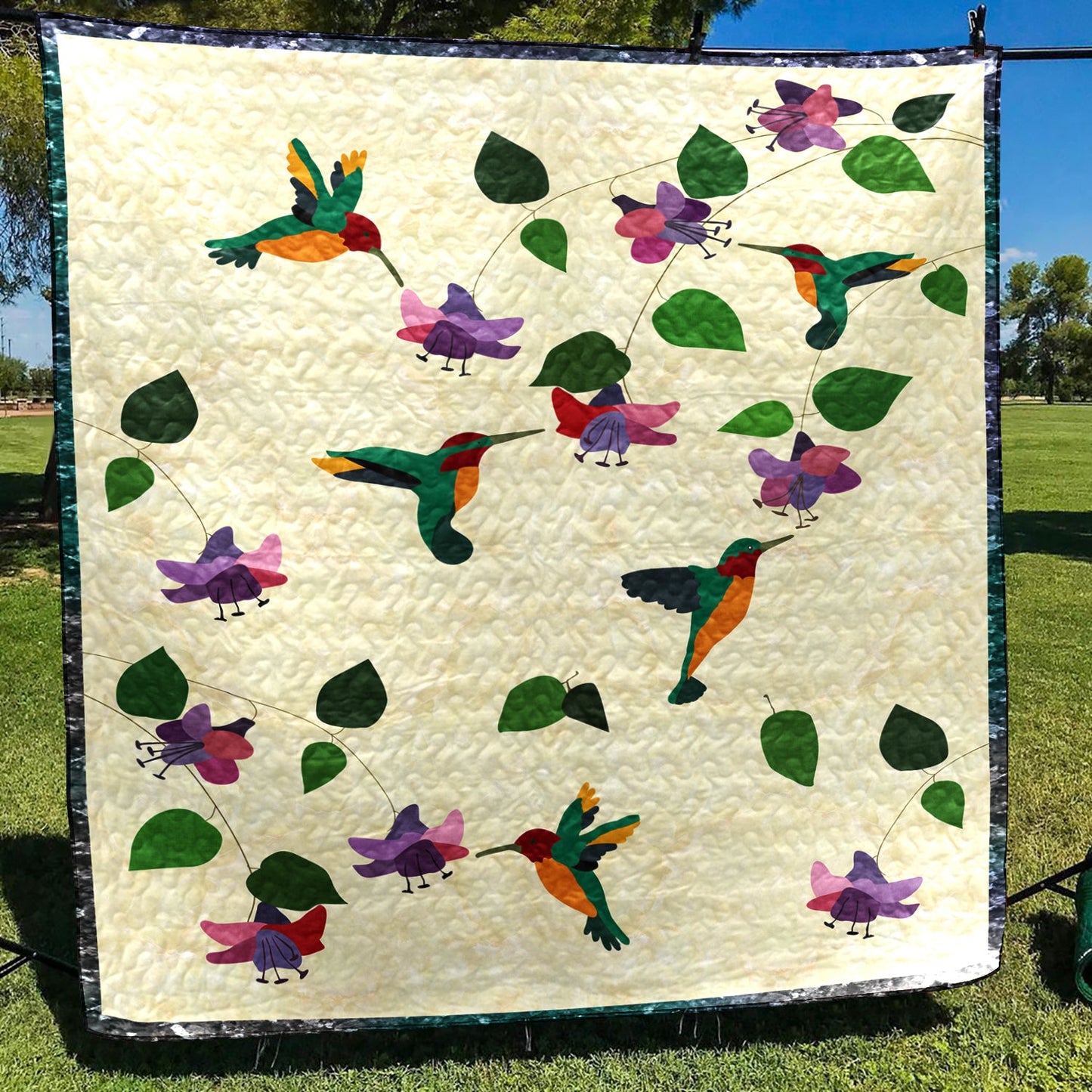 Hummingbird CLA1710392Q Art Quilt