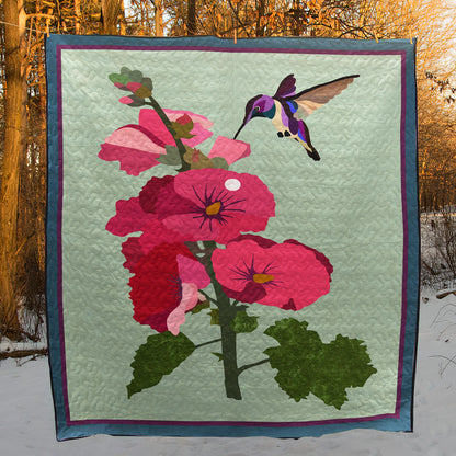 Hummingbird CLA1710393Q Quilt Blanket