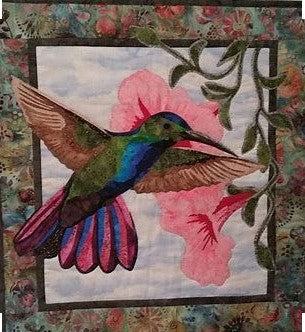 Hummingbird CLA1710394Q Quilt Blanket