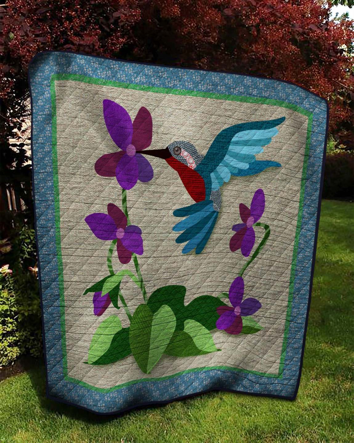 Hummingbird ML170509 Quilt Blanket