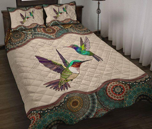 Hummingbird Quilt Bed Sheet TM270905