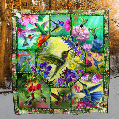 Hummingbird Quilt Blanket HN271002T