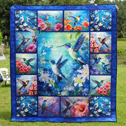 Hummingbird Art Quilt HN281002T