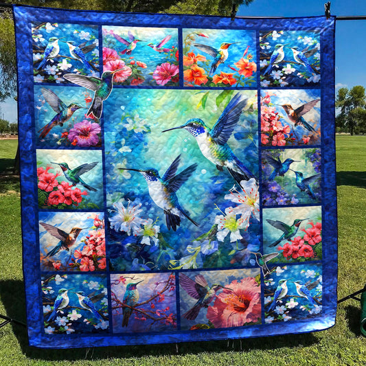 Hummingbird Art Quilt HN281002T