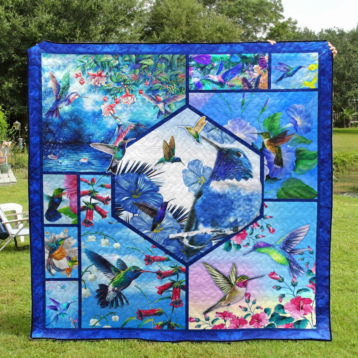 Hummingbird Quilt Blanket HN291002T