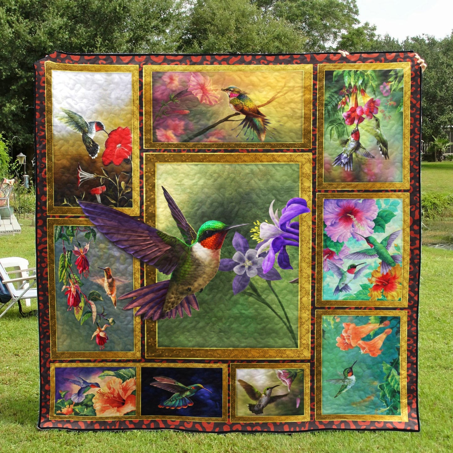 Hummingbird Quilt Blanket TM291003