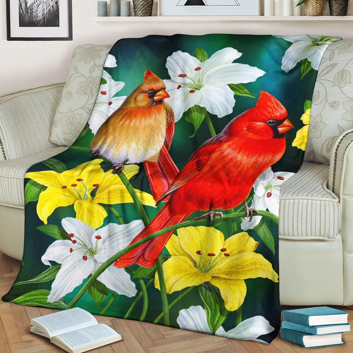 Hummingbird HN161018F Sherpa Fleece Blanket