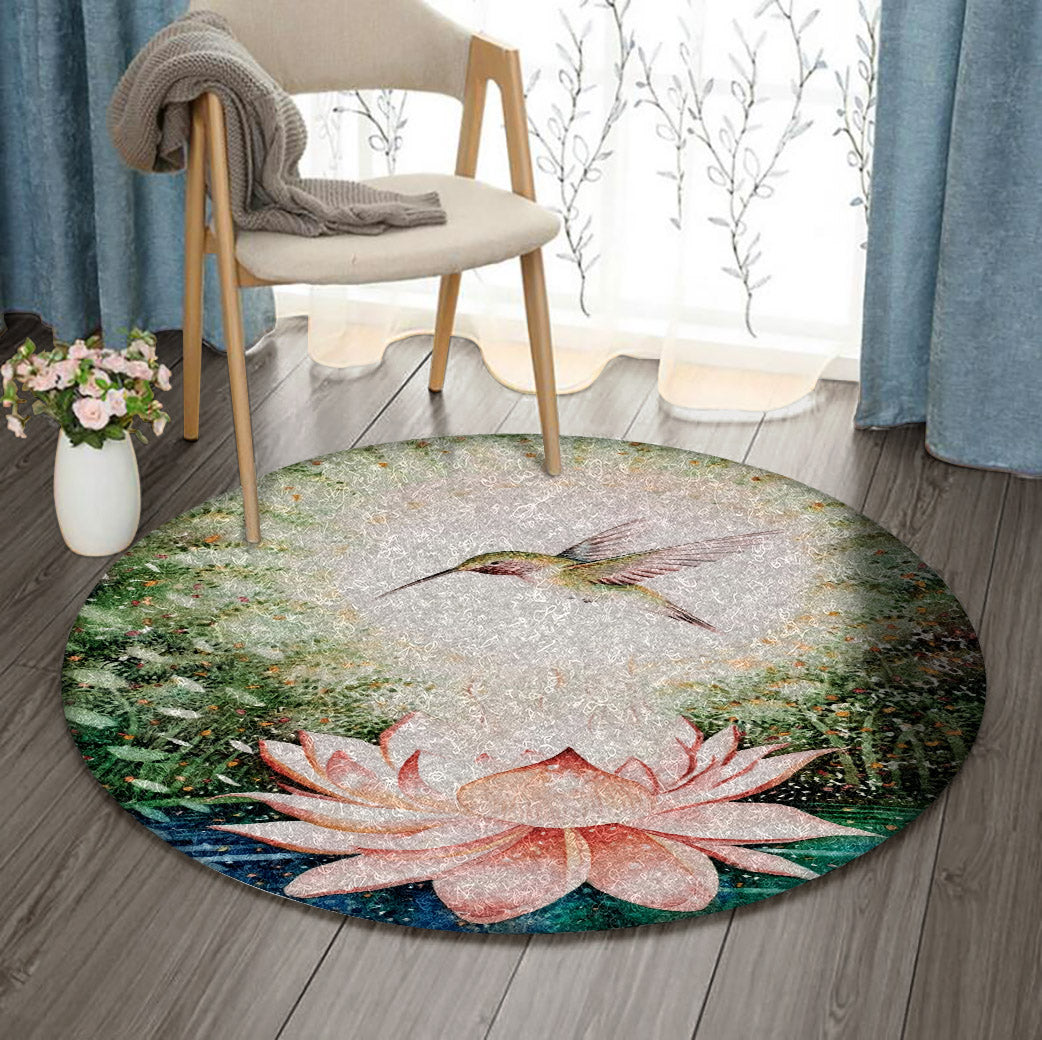 Hummingbird NT1610153RR Round Area Rug