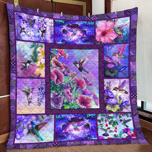 Hummingbird Love HM281006D Quilt Blanket