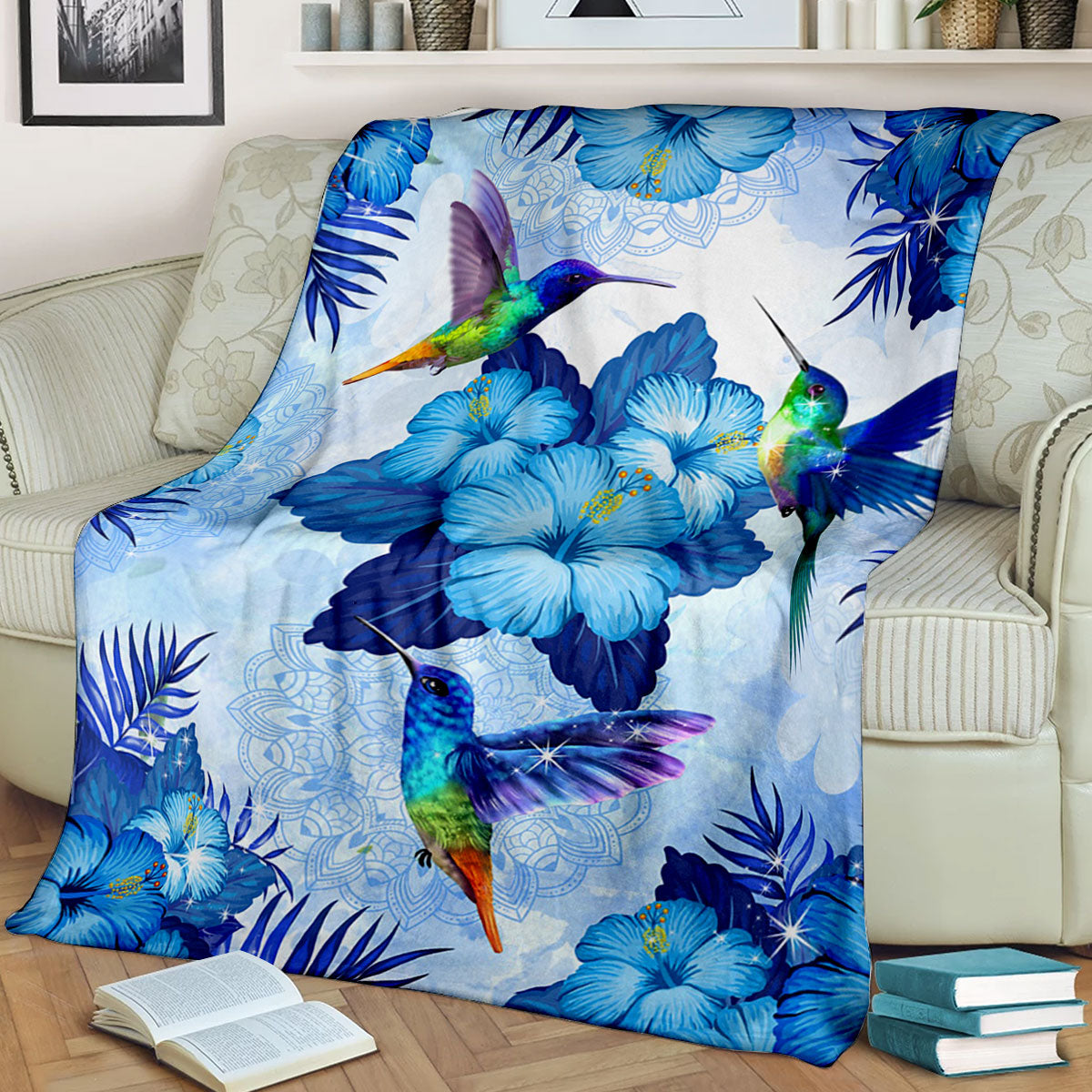 Hummingbirds Love Sherpa Fleece Blanket ND131006