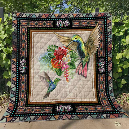 Hummingbirds CG140612 Quilt Blanket