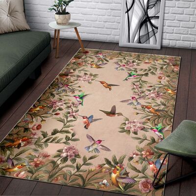 Hummingbirds And Flowers CLM1110232M Rug