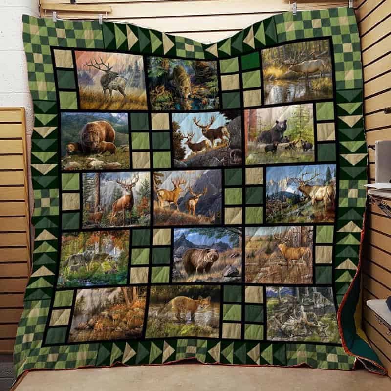 Hunting CLA1610726Q Quilt Blanket