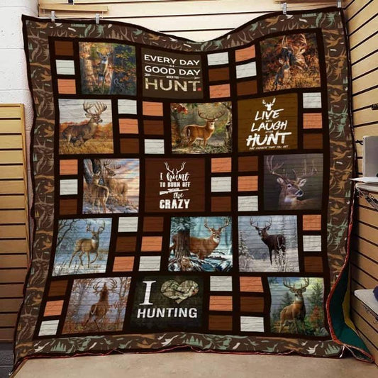 Hunting CLH0811066Q Quilt Blanket