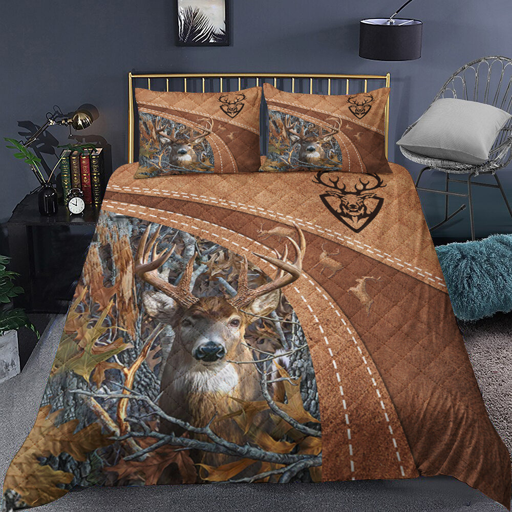 Hunting Deer Quilt Bedding Set MT0410003