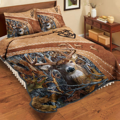 Hunting Deer Quilt Bed Sheet MT0410003