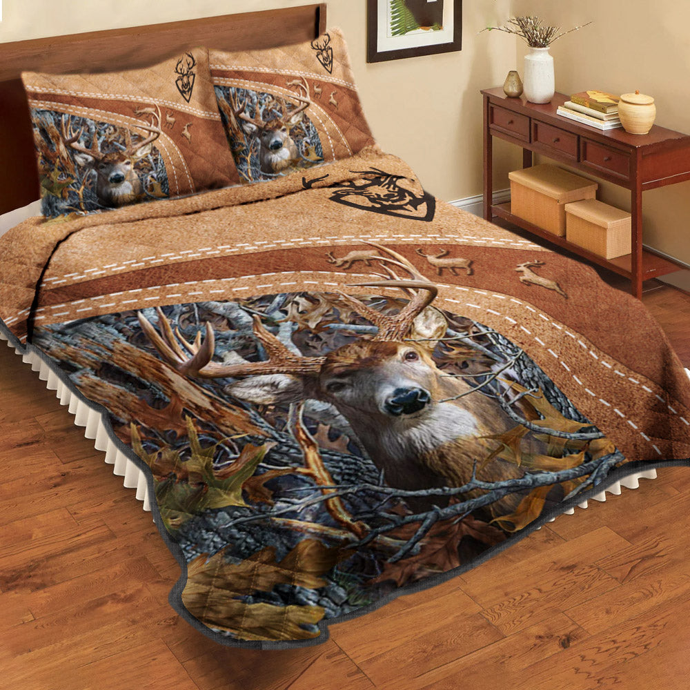 Hunting Deer Quilt Bedding Set MT0410003