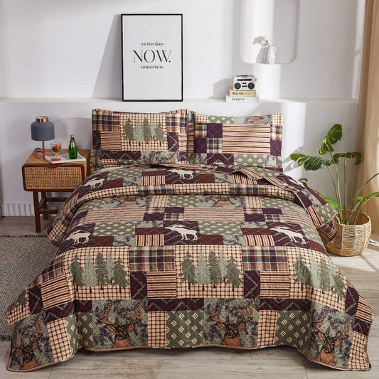 Hunting Quilt Bedding Set CLM010905