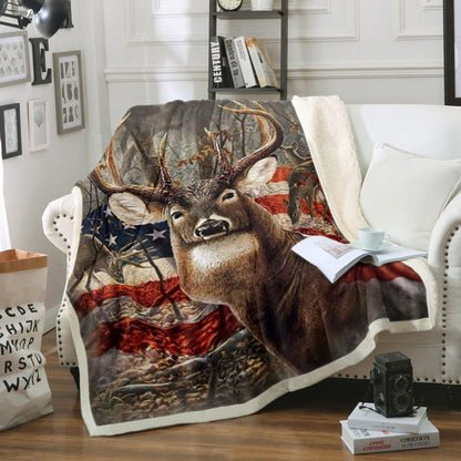 Hunting HM280833TT Sherpa Fleece Blanket