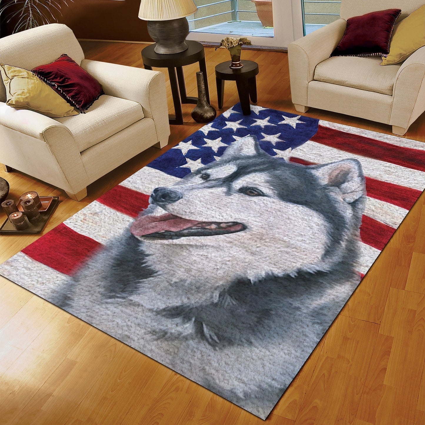 Husky American Carrying You CLM1110234M Rug