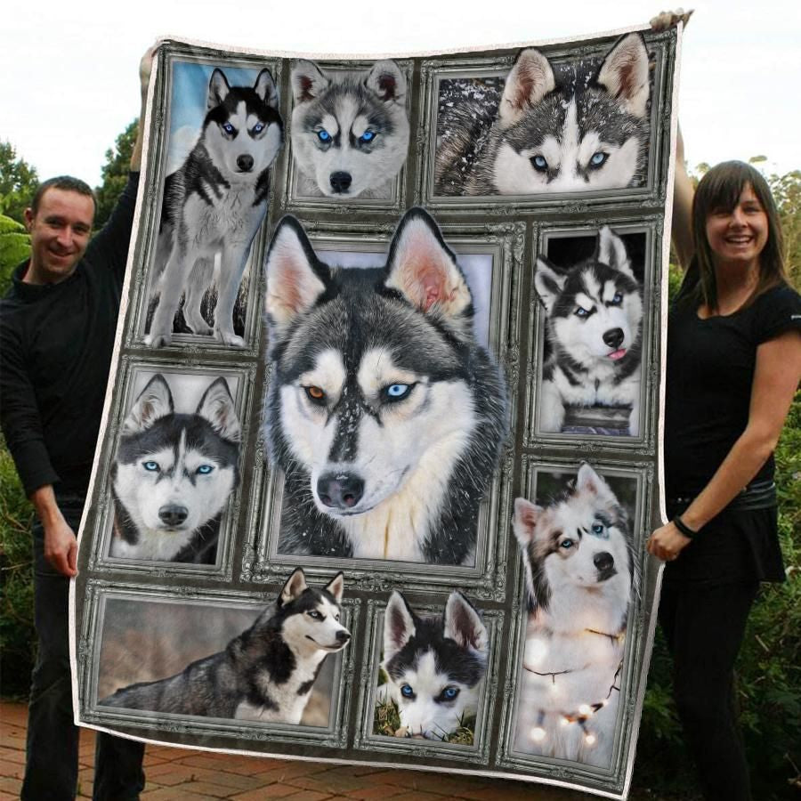Husky CL02120458MDF Sherpa Fleece Blanket