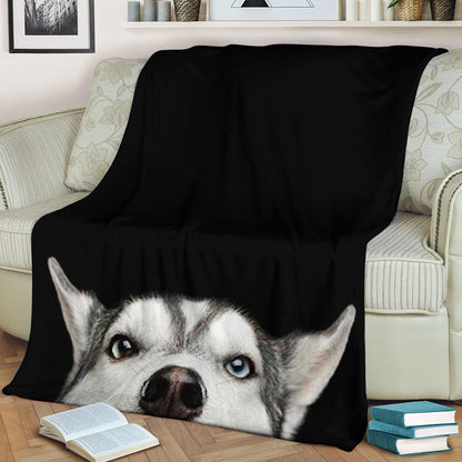 Husky CL140849MD Sherpa Fleece Blanket