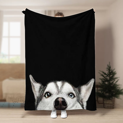 Husky CL140849MD Sherpa Fleece Blanket