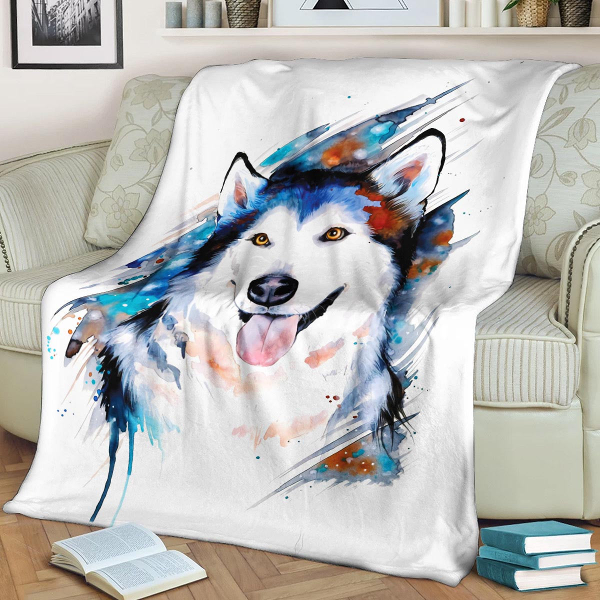 Husky CL140850MD Sherpa Fleece Blanket