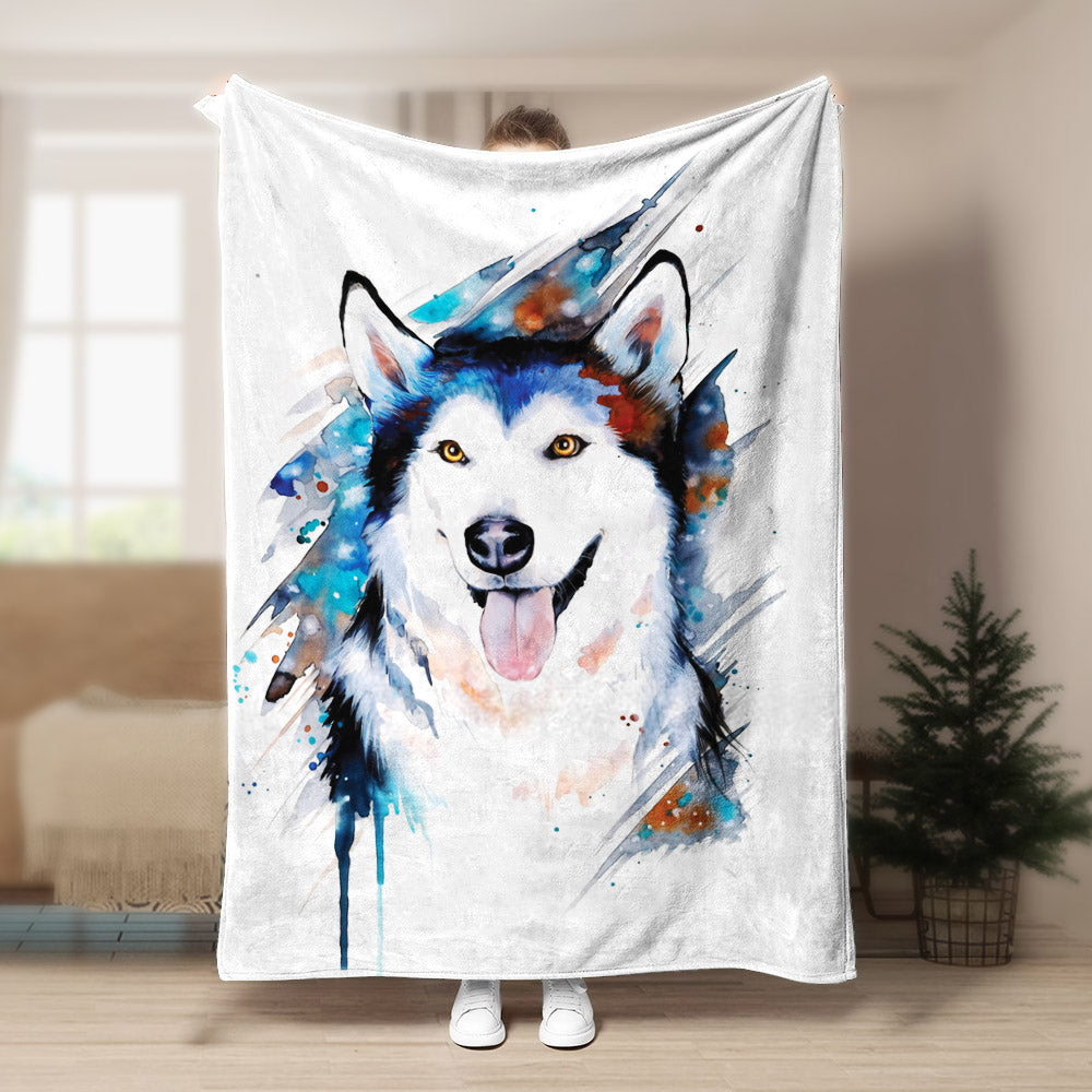 Husky CL140850MD Sherpa Fleece Blanket
