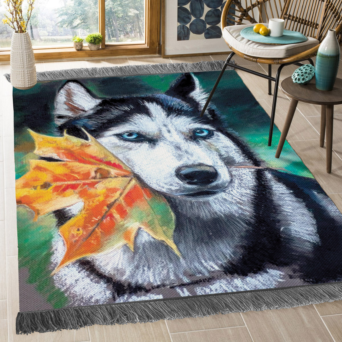 Husky ML1809046O Decorative Floor-cloth