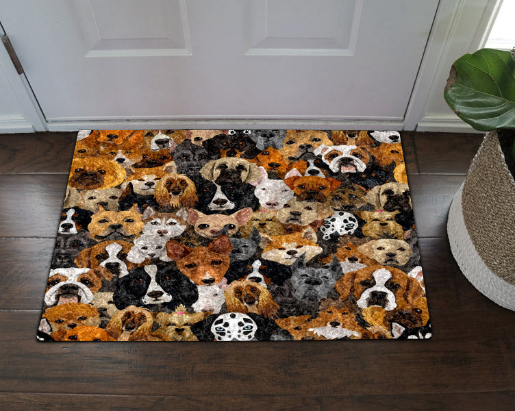 Husky Dalmatian Bulldog Schnuzer Spaniel NT190945D Non-slip Door mats