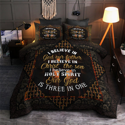 I Believe in God Christian Bedding Sets HN030601MB