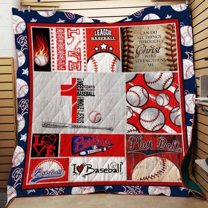 I Love Baseball CLH0811087Q Quilt Blanket