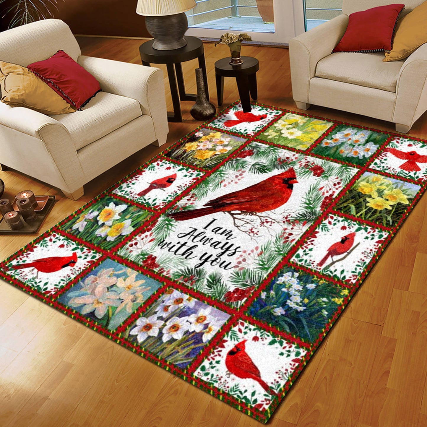I Am Always With You Cardinal CL22100293MDR Rug
