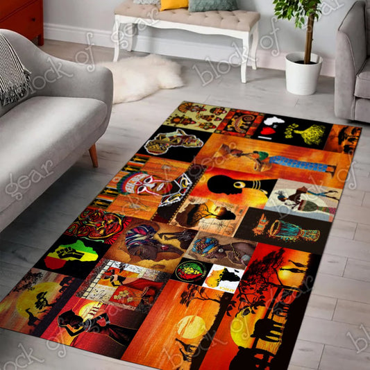 I Love Africa CL190974MDR Rug