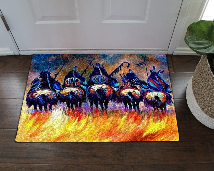 Indian Native American HN16100153D Non-slip Door mats