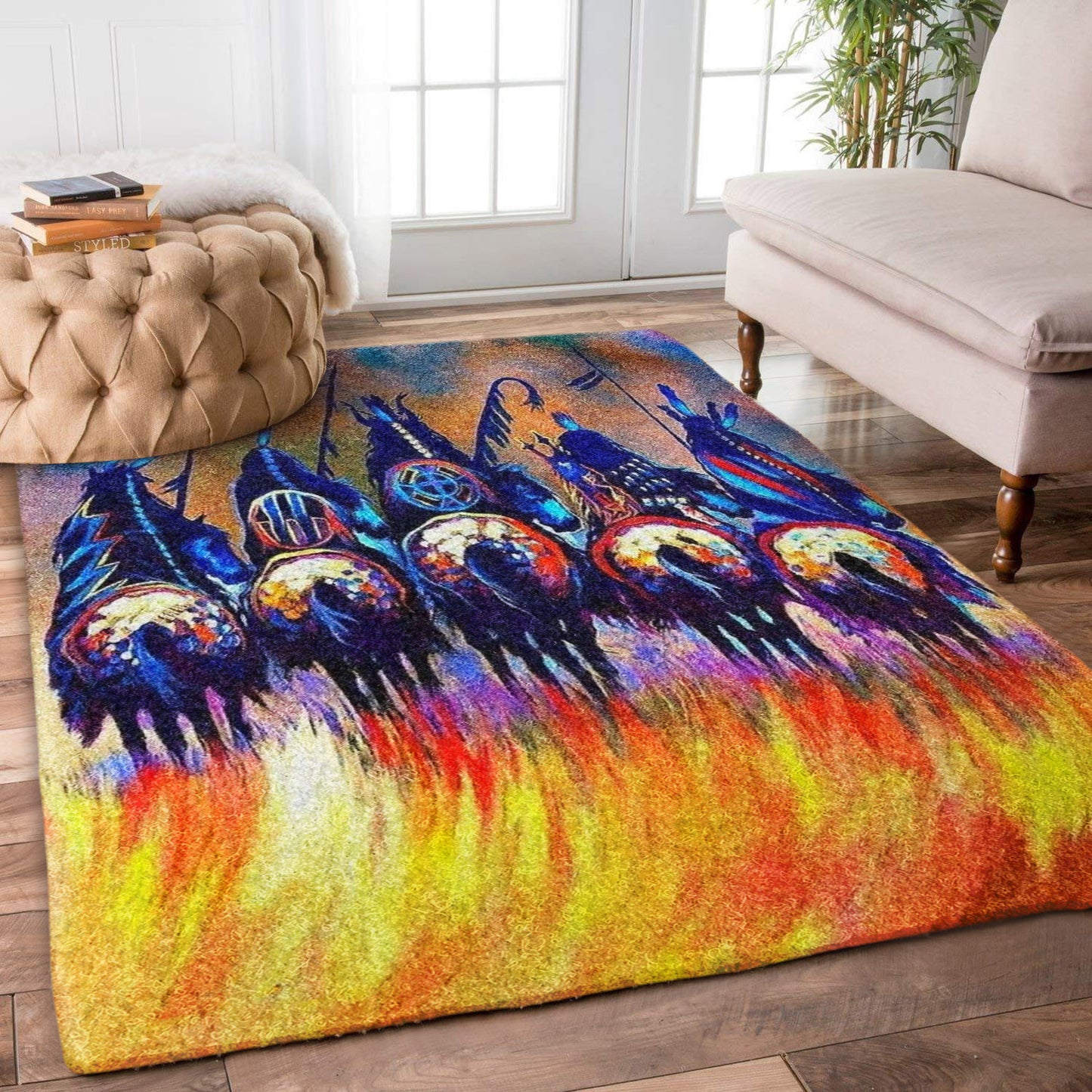 Indian Native American HN1610218R Rug