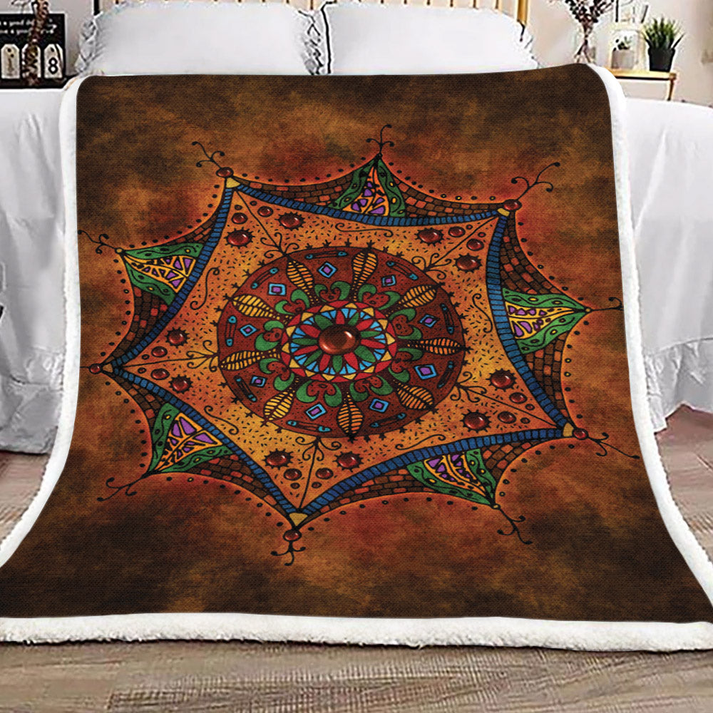 Indian TT1410146TT Sherpa Fleece Blanket