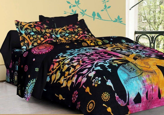 Indian Tie Dye Elephant CLP0410084B Bedding Sets