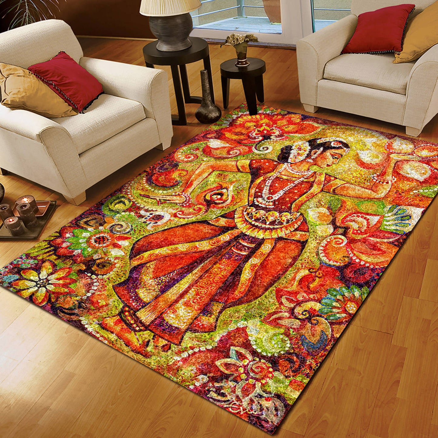 Indian Women HN0609091R Rug