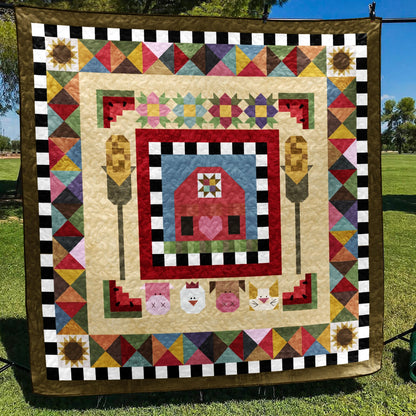 Iowa Farm Quilt Blanket MT250602D