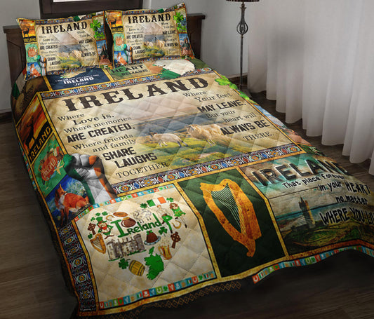 Ireland Quilt Bedding Set TM130904