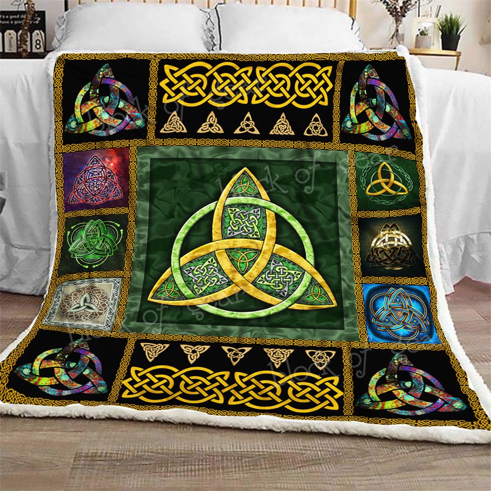 Irish Celtic CL301127MDF Sherpa Fleece Blanket