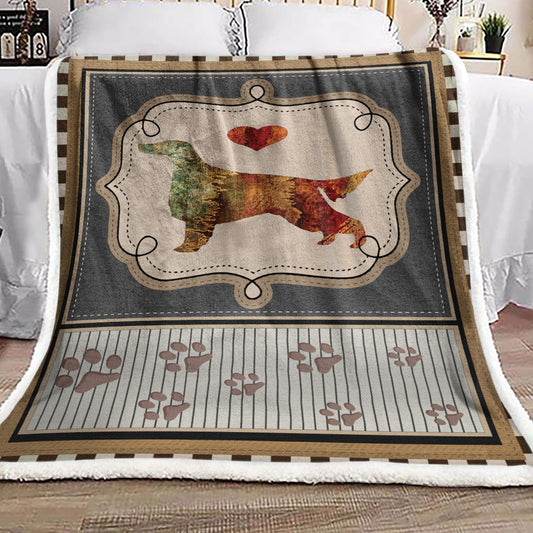 Irish Setter BL230998F Sherpa Fleece Blanket