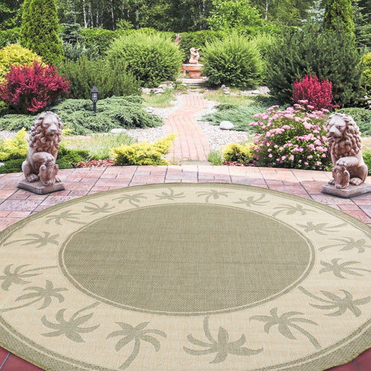 Island Palm CLM051030TM Round Area Rug